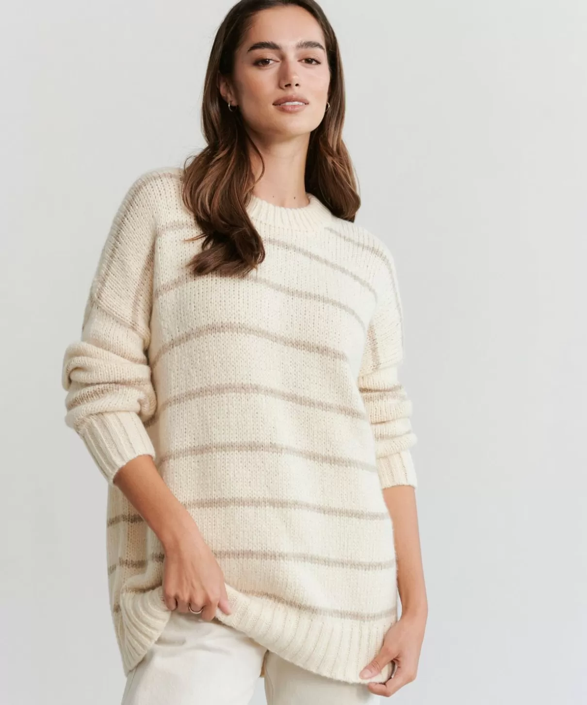 Women Jenni Kayne Alpaca Cocoon Crewneck