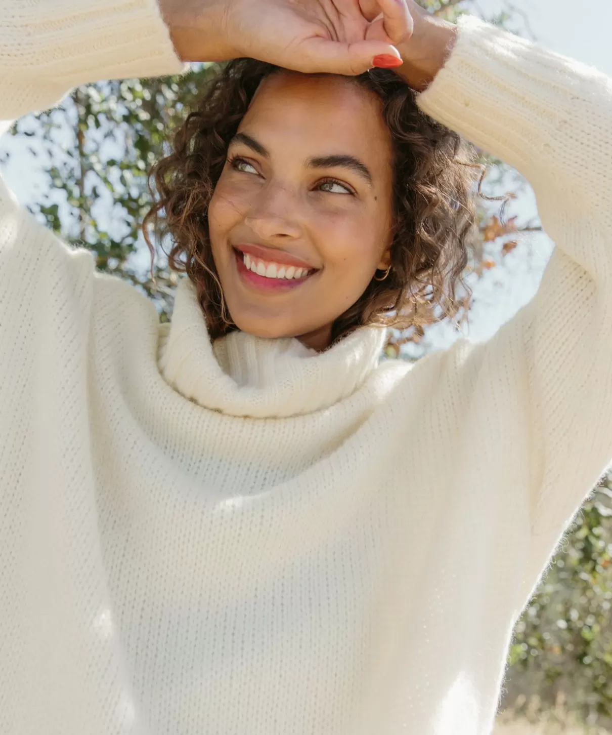 Women Jenni Kayne Alpaca Cocoon Turtleneck