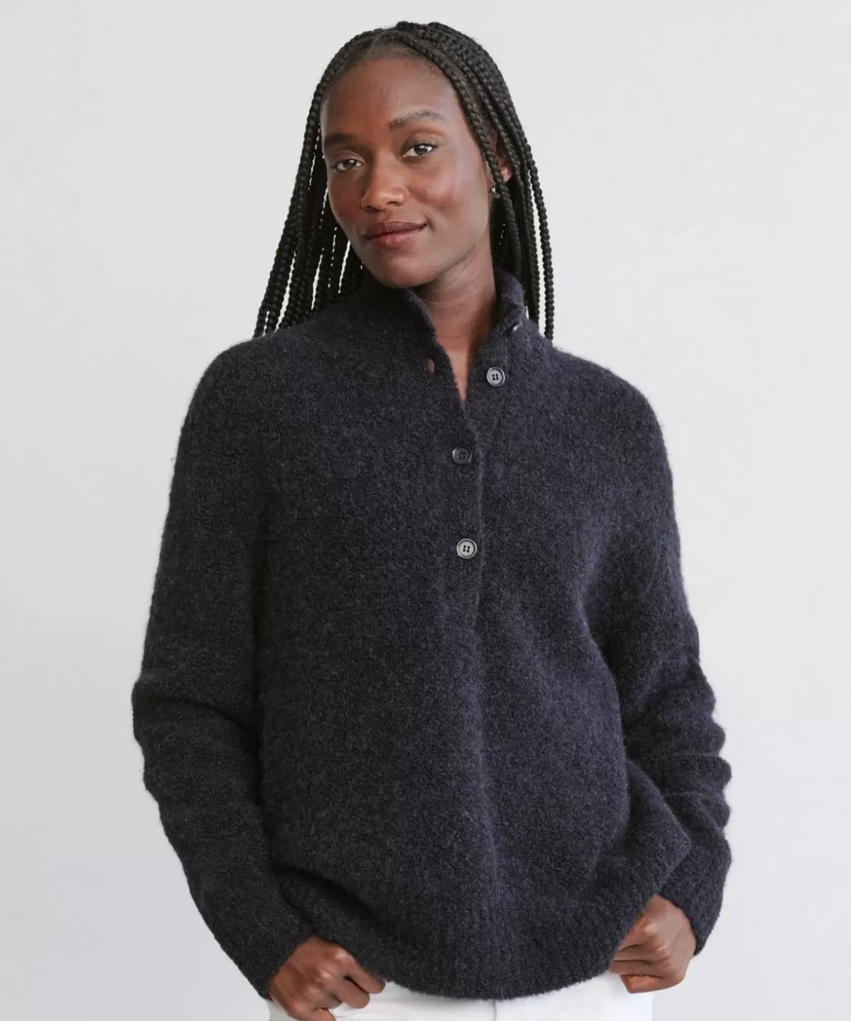 Women Jenni Kayne Boucle Button Pullover