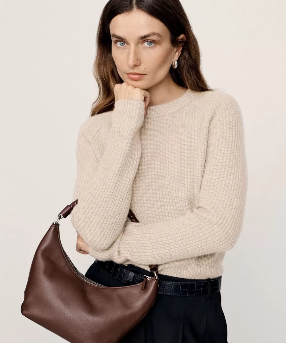Women Jenni Kayne Cashmere Fisherman Sweater