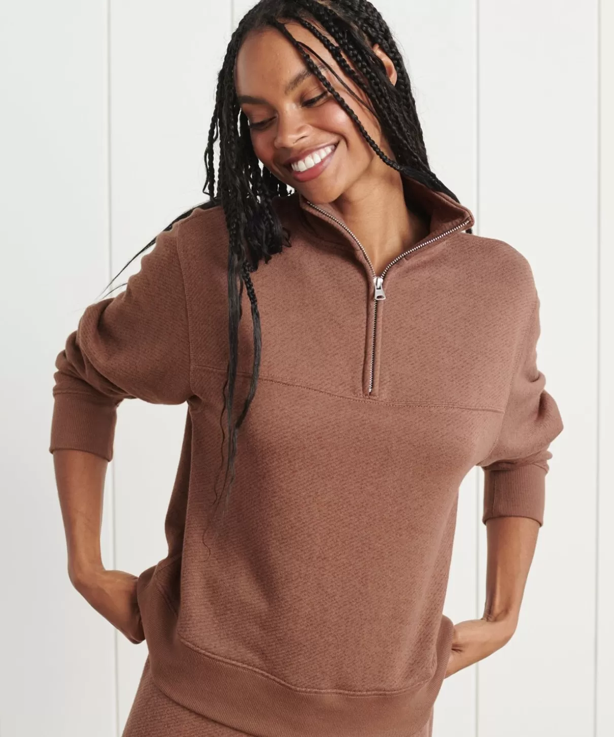 Women Jenni Kayne Half Zip Sweatshirt