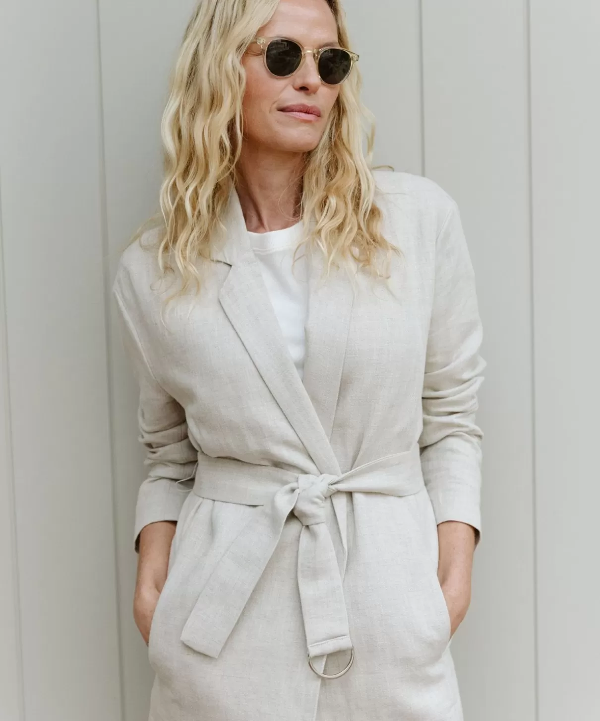 Women Jenni Kayne Linen Trench Coat