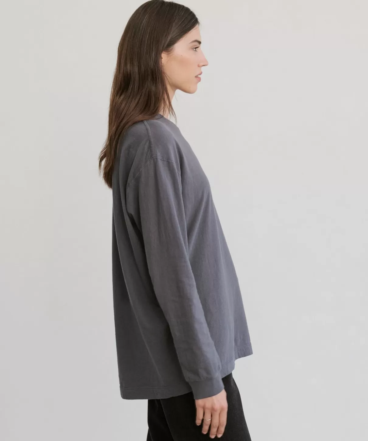 Women Jenni Kayne Long-Sleeve Vintage Pocket Tee