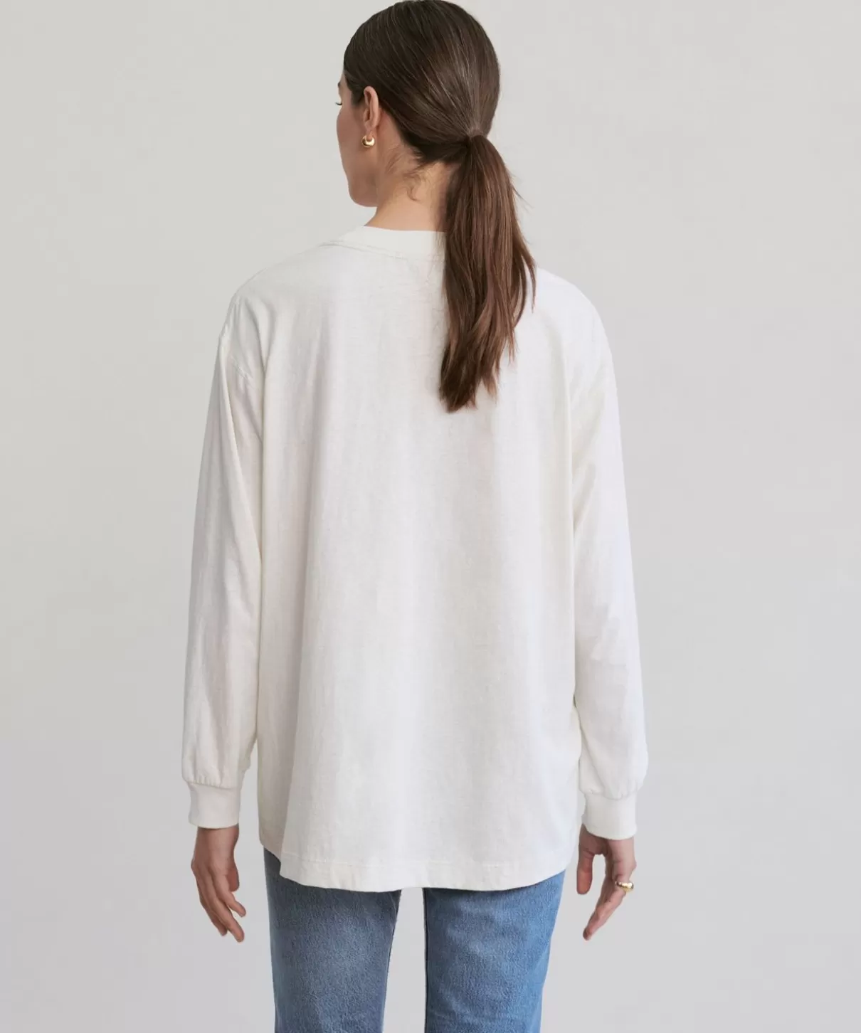 Women Jenni Kayne Long-Sleeve Vintage Pocket Tee