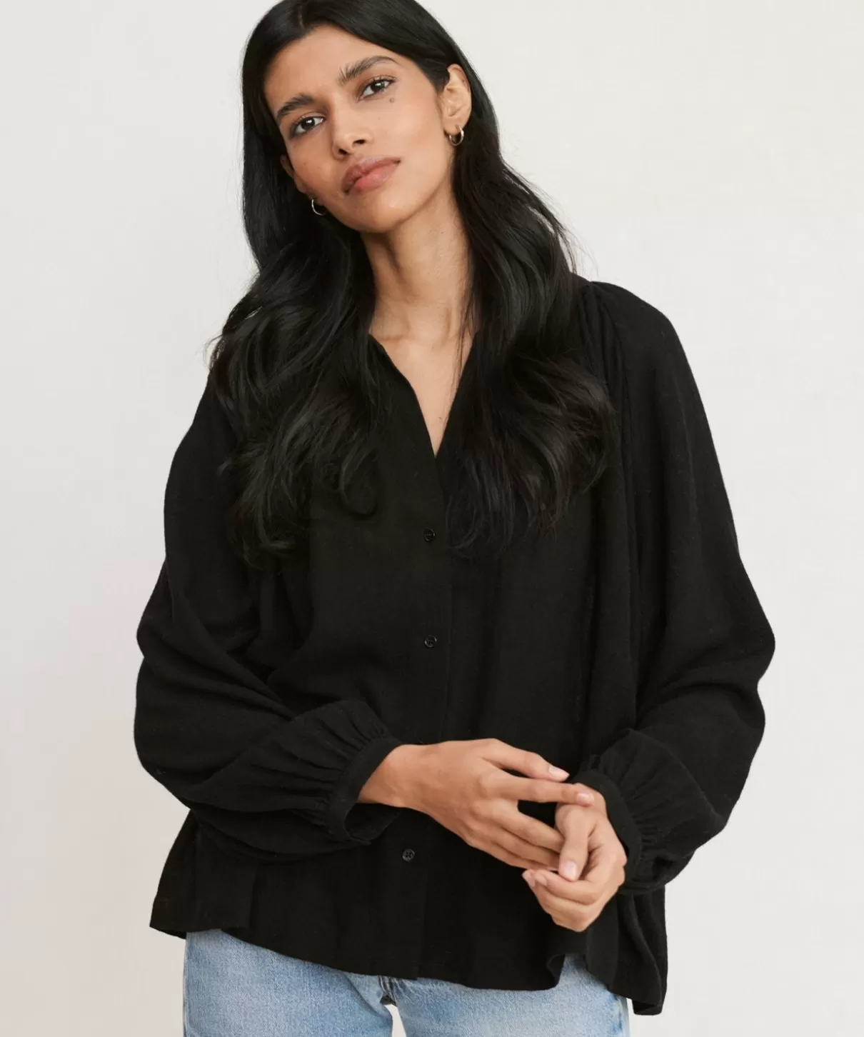 Women Jenni Kayne Long-Sleeve Willow Blouse