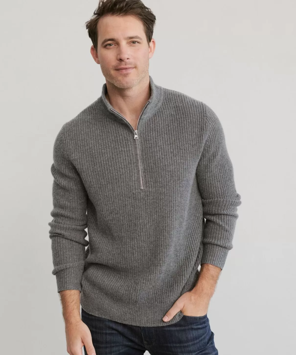 Men Jenni Kayne Men'S Wool Half Zip