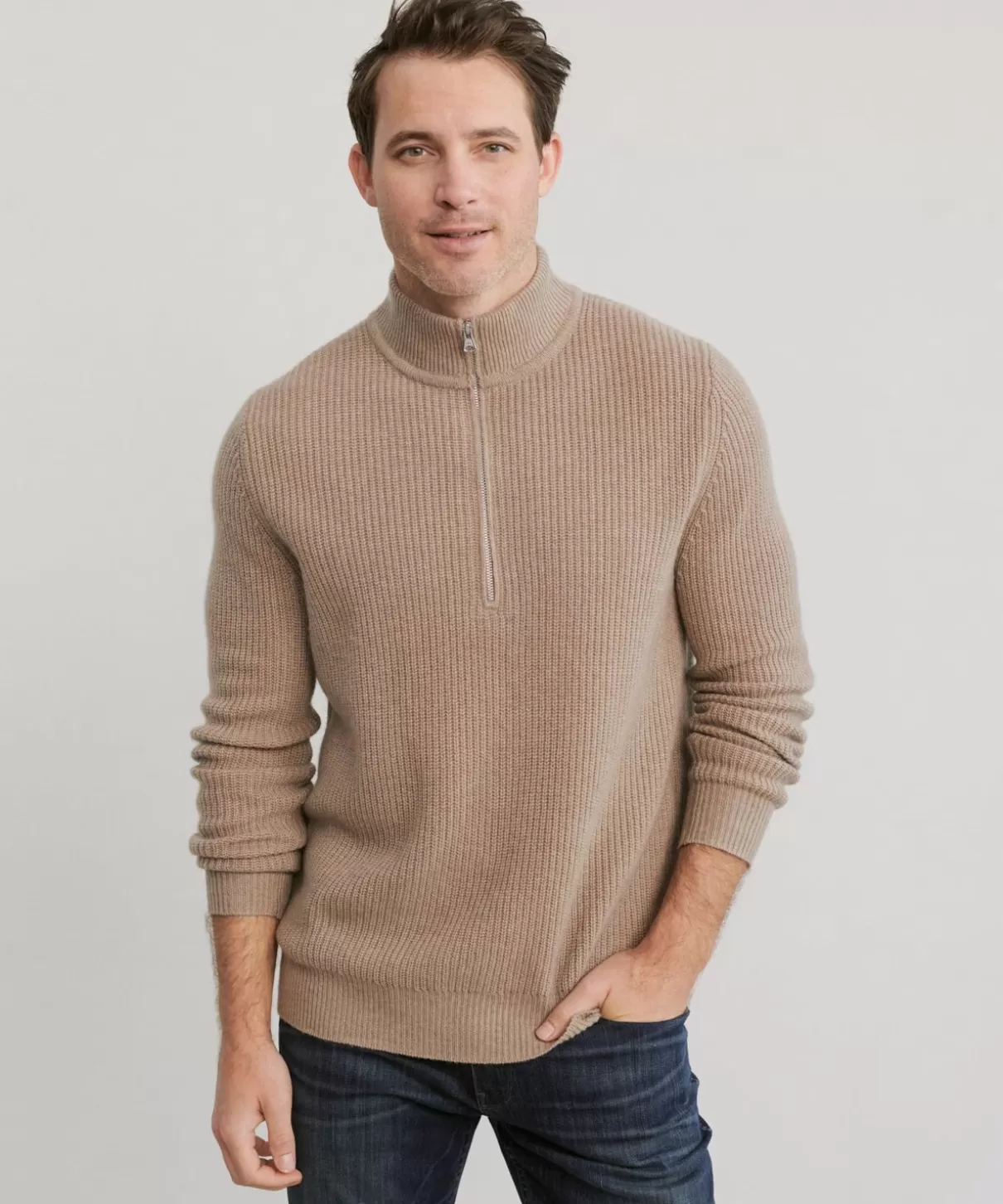 Men Jenni Kayne Men'S Wool Half Zip