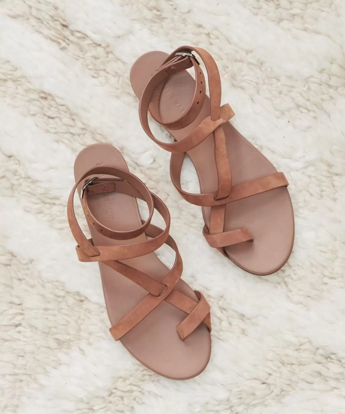 Women Jenni Kayne Oiled Leather Strappy Sandal