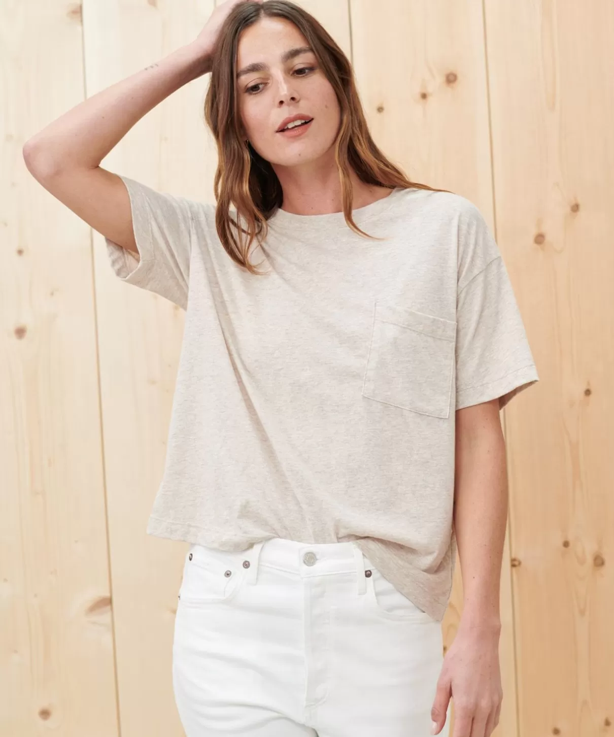 Women Jenni Kayne Vintage Pocket Tee